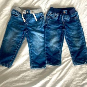 Baby Gap 12-18month jeans. Top condition like new. Selling both at value price!